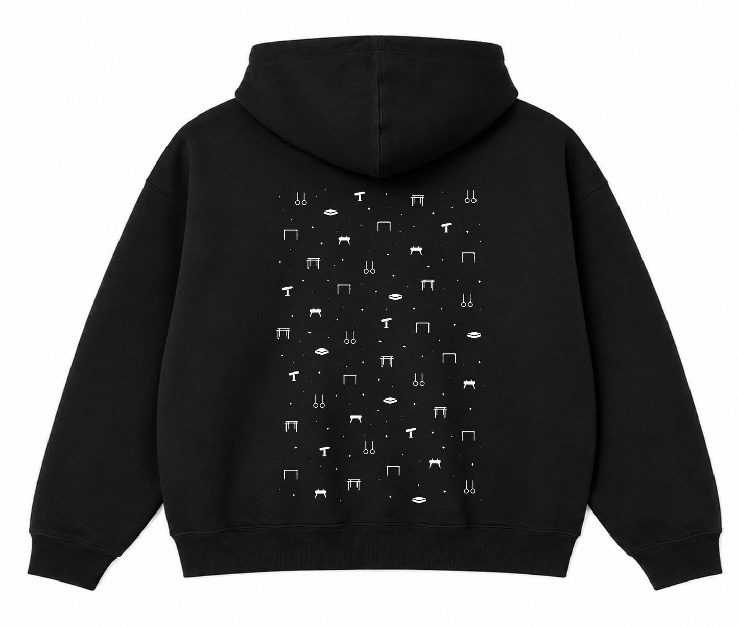 Hoodie Corte Flojo 330GSM POWER IN STILLNESS