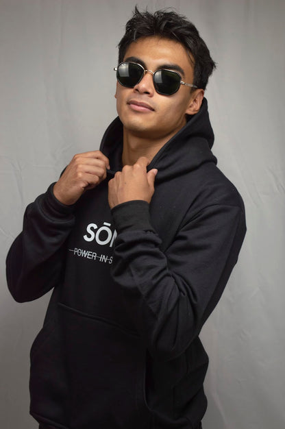 Hoodie Corte Flojo 330GSM POWER IN STILLNESS