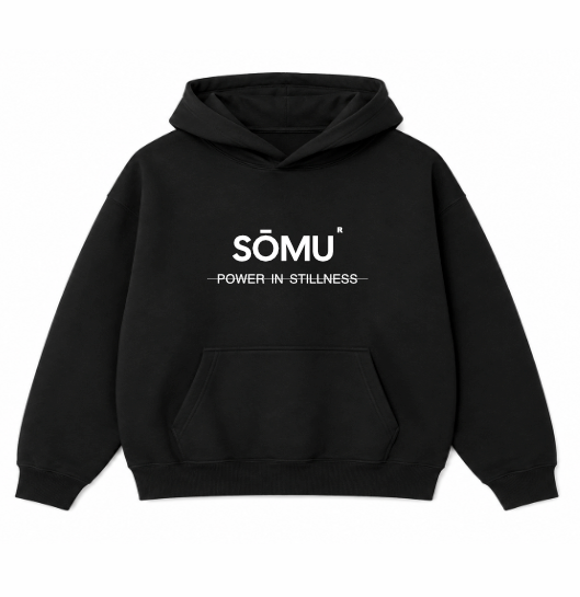 Hoodie Corte Flojo 330GSM POWER IN STILLNESS