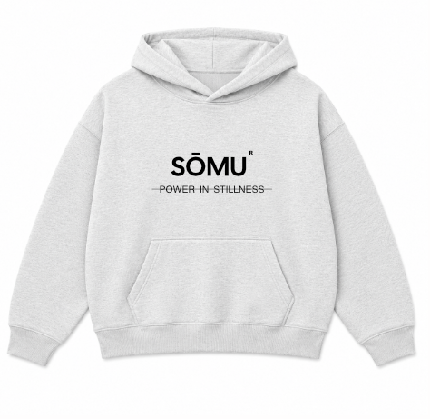 Hoodie Corte Flojo 330GSM POWER IN STILLNESS