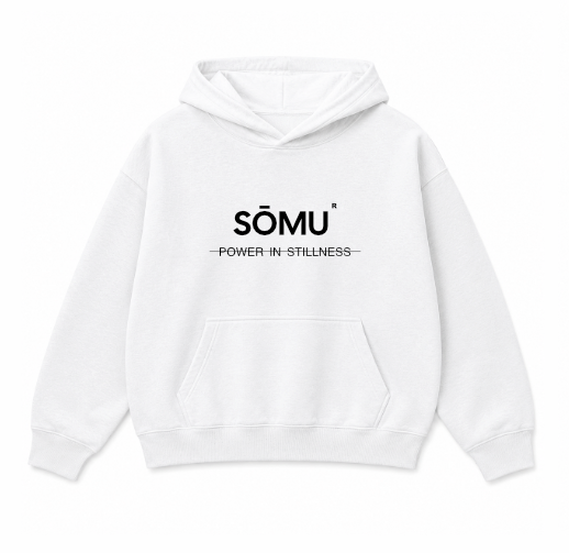 Hoodie Corte Flojo 330GSM POWER IN STILLNESS